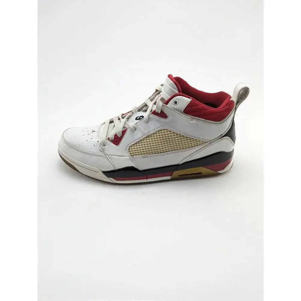 Mens NIKE Air‎ Jordan Flight 9 IX White Black Red Shoes 395553-103 Size 13